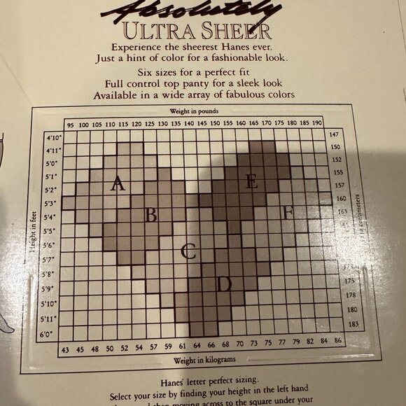 Hanes Absolutely Ultra Sheer Pantyhose Sandalfoot Style 707 Size B Travel Buff - Picture 4 of 6